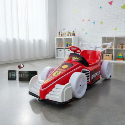 صورة عربة أطفال ستايل سباق فورمولا